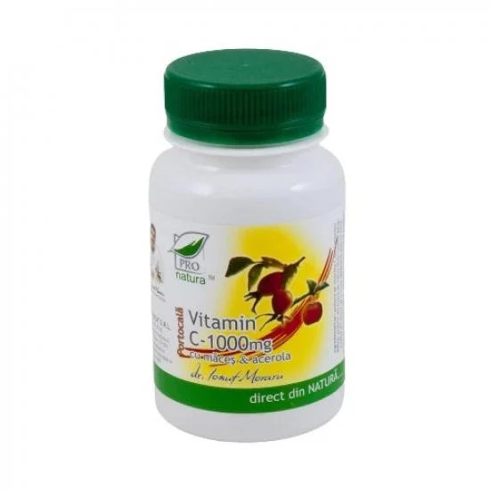 VITAMINA C 1000MG MACES&amp;ACEROLA-PORTOCALA 60CPR