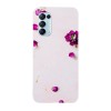 Husa compatibila cu Oppo Reno 4 Lite model Flower petals, Silicon, TPU, Viceversa, Transparent, Carcasa
