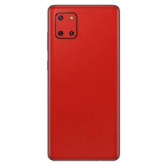 Set Folii Skin Acoperire 360 Compatibile cu Samsung Galaxy Note 10 Lite (Set 2) - ApcGsm Wraps Cardinal Red