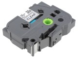 Bandă Transparentă 18mm x 8m cu Caracter Negru TZE-S141