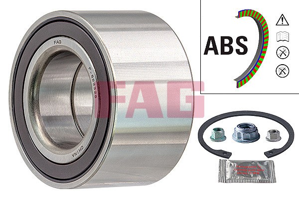 FAG 713 6109 50 Set rulment roata