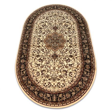 Covor Royal Adr oval model 521 caramel, 100x180 cm