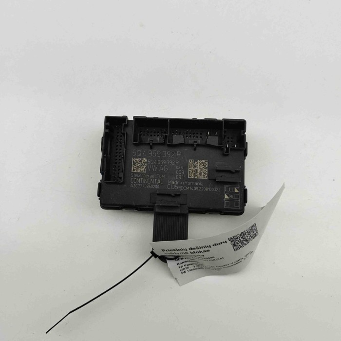 Modul de control ușă dreapta față VW CADDY V SBB, SBJ 2023 OEM: 5Q4959393P,A2C7770860200 30813417