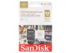 Card Memorie Sandisk microSDXC 64GB UHS I U3 V30 100MB/s Citire 40MB/s Scriere Adaptor SD