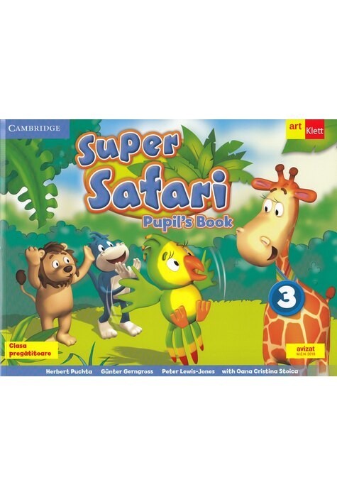 Super Safari 3, Manual pentru Clasa Pregatitoare, Limba Engleza, 2024