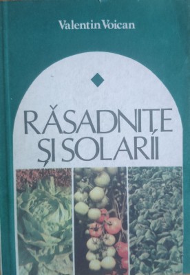 Rasadnite Si Solarii - V. Voican ,557696 foto