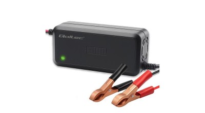 &amp;Icirc;ncărcător inteligent cu microprocesor Qoltec 12V 5A | Redresor pentru baterie AGM GEL | &amp;Icirc;ncărcare &amp;icirc;n 6 etape foto