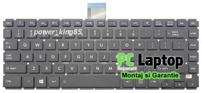 Tastatura Laptop Toshiba L40W-C fara rama us neagra foto