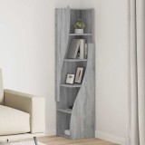 VidaXL Dulap de colț Alb 32x32x140cm Lemn compozit 889881