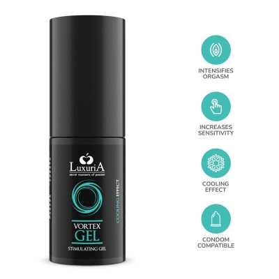 Gel Luxuria Vortex Cooling Effect 30ml foto