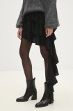Answear Lab botine femei, culoarea negru, cu toc drept