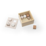 Label Label Shape Sorting Box jucărie interactivă cu piese care se pot insera Nougat 1 buc