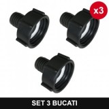 Set 3 bucati - Reductie bazin IBC 1000L S60X6X1" 1/4" iesire furtun Topautochei&amp;#174;