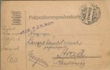 CP1720N Feldpostkorrespondenzkarte, 1916, ștampila Feldj&auml;gerbataillon Nr 28, T&aacute;bori posta 60, expediată de pe frontul italian la Arad