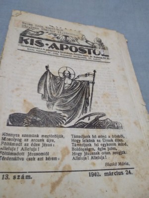 FASCICOL INTERBELIC IN MAGHIARA KIS.APOSTOL 13 /1940 foto