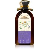 Green Pharmacy Chamomile &amp; Linseed Oil Shampoo șampon &icirc;ngrijire pentru păr vopsit 350 ml