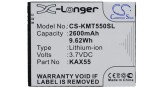 Cameron Sino 2600mAh KAZAM Trooper X5.5 Baterie