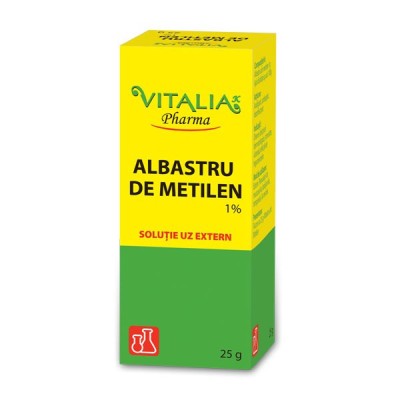 Albastru de metilen 1% 25gr foto