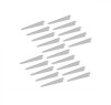 Suporturi pentru rafturi Emuca 7908812 (dimensiune: 32 mm), Alb, Set 11 buc - RESIGILAT