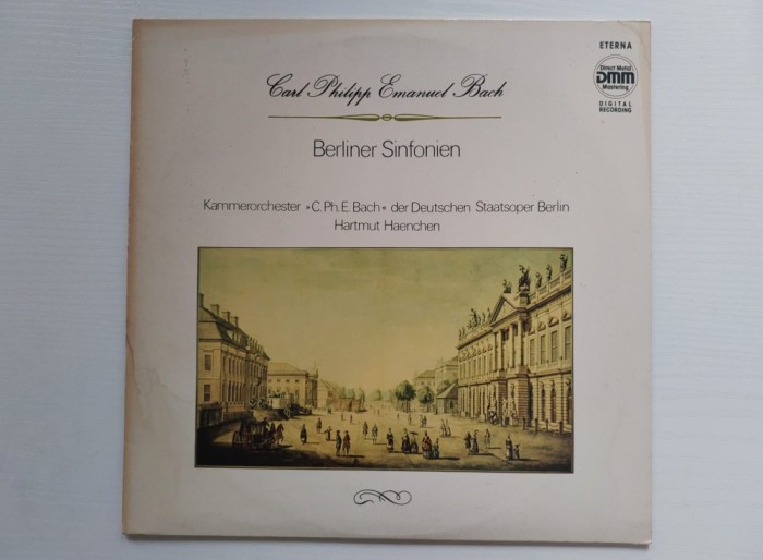 CARL PHILIPP EMANUEL BACH - BERLINER SINFONIEN - Disc vinil, LP.