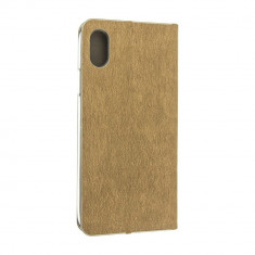 Husa BookCover Vennus pentru iPhone XS Max (6.5&amp;quot;), Auriu foto