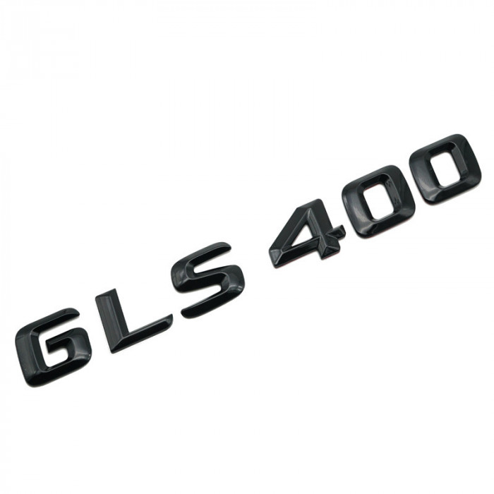 Emblema GLS 400 Negru, pentru spate portbagaj Mercedes