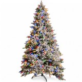 Cumpara ieftin Brad Artificial Inzapezit 230 cm Greenland Light Snow cu 545 Lumini LED si 1290 Ramuri Full 3D PE