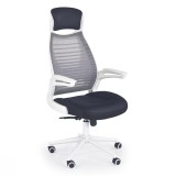 Scaun directorial HM Franklin, Mesh, Ergonomic, Inaltime ajustabila, Mecanism balansare, Mecanism Multiblock, Cu tetiera, 136 kg, 124x60x65 cm, Gri, Din Poliuretan, 180x200