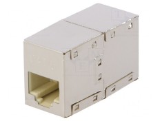 Adaptor cupla Cat 6 ecranat 8p8c RJ45 x2 foto