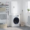 VidaXL Dulap de perete, alb, 34,5x34x90 cm, lemn prelucrat 830500