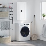 VidaXL Dulap de perete, alb, 34,5x34x90 cm, lemn prelucrat 830500