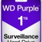 HDD WD 1 TB, Purple, 5.400 rpm, buffer 64 MB, pt. supraveghere, &quot;WD10PURZ&quot;