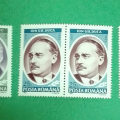 TIMBRE ROMANIA MNH 1992/L.P.1292 130 ANI DE LA CREAREA M.A.E. SERIE IN PERECHE