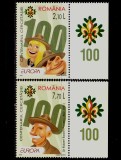 RO 2007 LP 1762 a &quot;Europa 2007, Cent. Cercetasiei&quot; , serie vinieta tip I ,MNH
