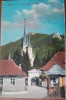 Carte postala, Brasov, biserica Sf.Nicolae, piata Prundului, 1925