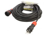 Prelungitor electric 25m negru 16A