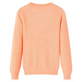 Pulover pentru copii tricotat portocaliu strălucitor 104, vidaXL