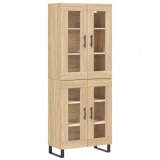 Cumpara ieftin Dulap inalt, stejar sonoma, 69,5x34x180 cm, lemn compozit