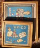 COOPERATIVA ,,ARTA LEMNULUI&quot;BUCURESTI..AR-CO&quot;CASETE DE CLADIT X DOUA BUCATI(MARE si mica)/PERIOADA COMUNISTA, ANII &#039;60/PRET PENTRU AMBELE !