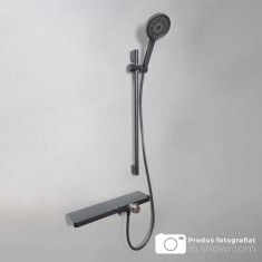 Coloana Dus Inox Lucios Argintiu Negru 11211H ModernLight Concept