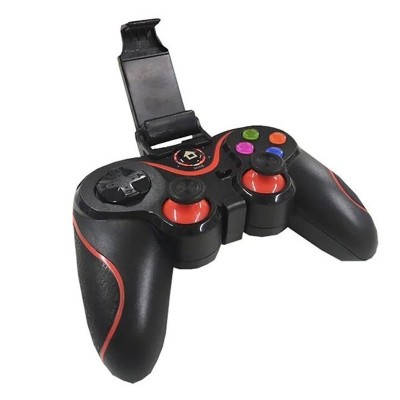 Joystick Gamepad Bluetooth prin wireless cu prindere detasabila pentru telefon foto
