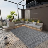 Gossi covor de exterior, antracit, 140x200 cm, pp