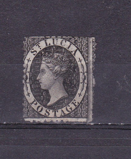 TSV @ - 1864 MICHEL 7, SANTA LUCIA MNH/** LUX