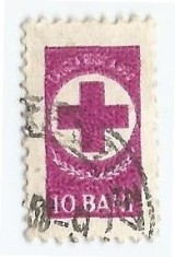 *Romania, lot 858 cu 1 timbru fiscale de ajutor, 1956, oblit.