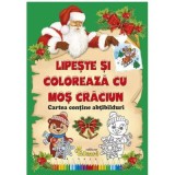 Lipeste si Coloreaza cu Mos Craciun