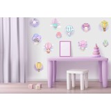 Sticker decorativ Baloane Colorate