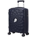 HOMCOM Troler de Cabină 18\" Ușor și Rigid cu Port USB &Icirc;ncuietoare TSA și 4 Roți Duble Pivotante Albastru | Aosom Romania