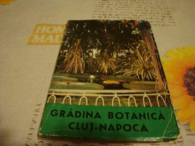 Ratiu / Micle - Gradina botanica Cluj Napoca - ghid - 1978 foto