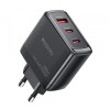 Incarcator Retea Yesido YC144, 65W, 3.25A, 1 x USB-A - 2 x USB-C, Negru, Universal