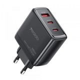 Incarcator Retea Yesido YC144, 65W, 3.25A, 1 x USB-A - 2 x USB-C, Negru
